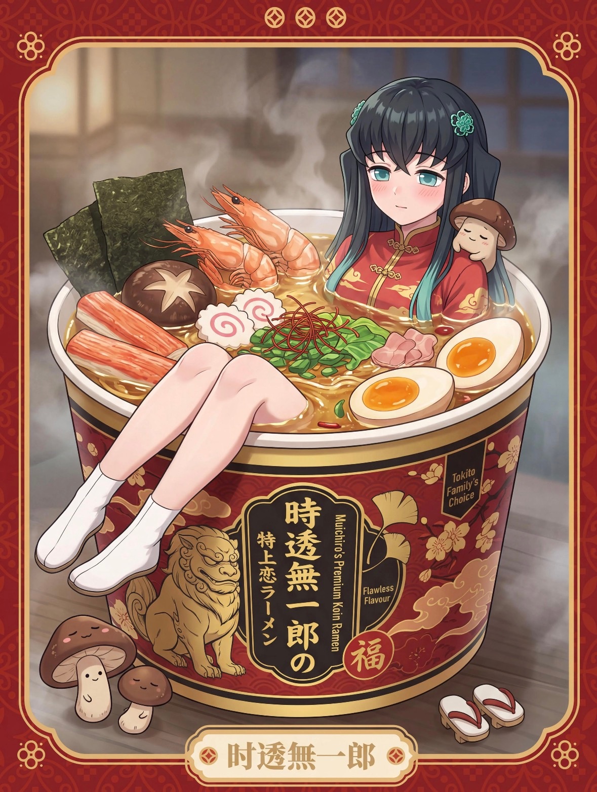 鬼灭之刃的美味泡面，好看好看的！动漫点评团海外动漫名场面鬼灭之刃