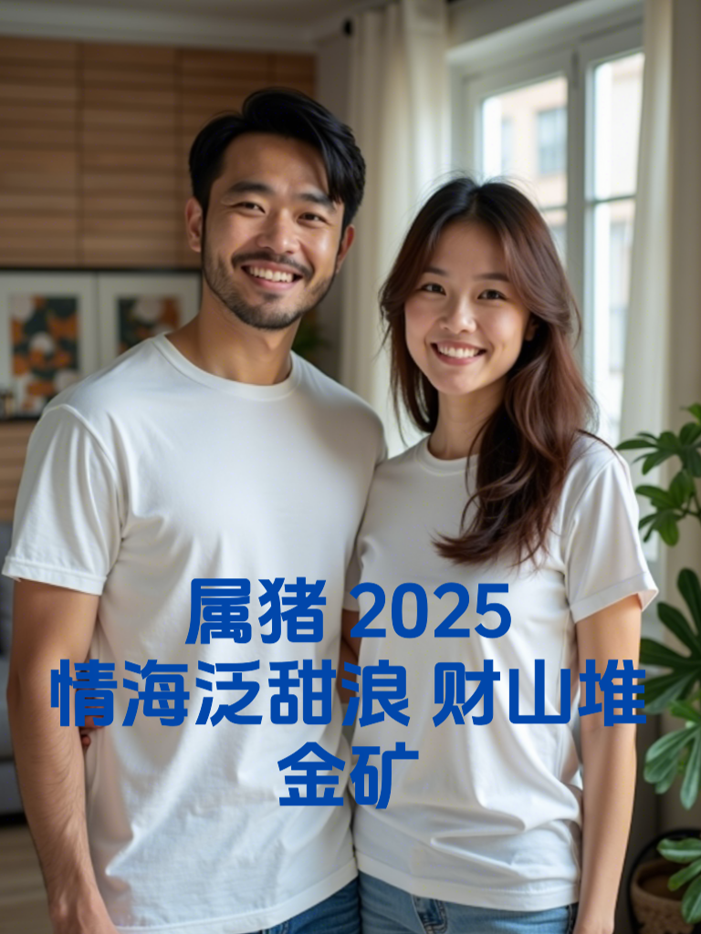 属猪2025：情海泛甜浪，财山堆金矿