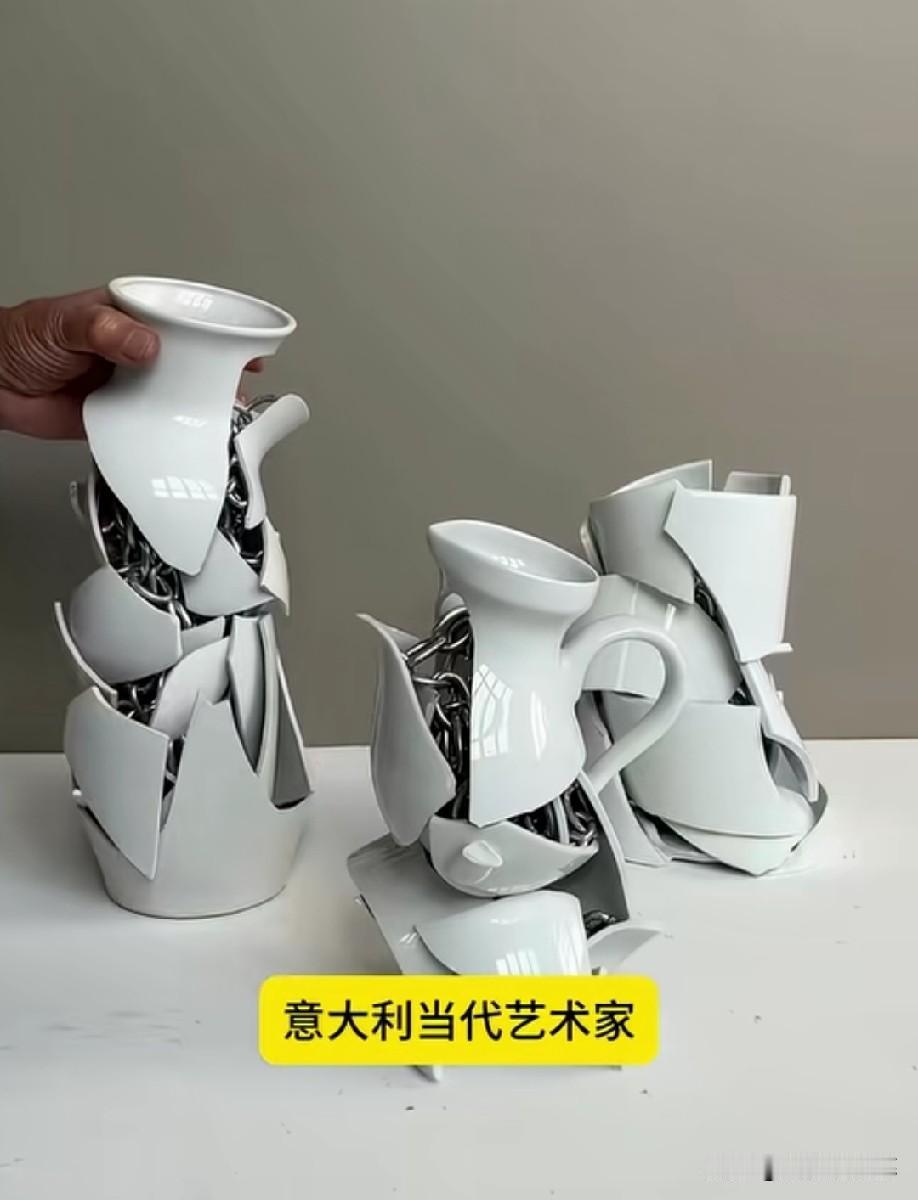 这样的艺术，你能欣赏得来吗？反正我是不能的，可能是我的品味太低了[笑着哭]