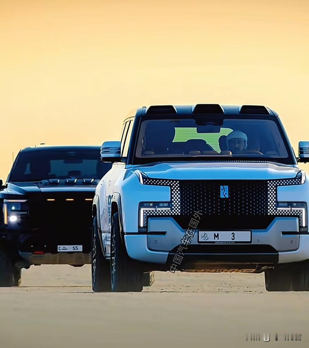 老外也算好起来了，也开上了比亚迪最贵的硬派SUV了。头顶一片布，天下我最富。在迪