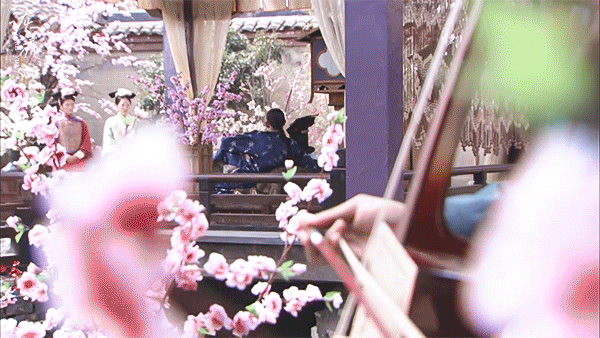 刘诗诗《步步惊心》马尔泰若曦/动图EP34-13蓝衣-木兰花落油尽灯枯