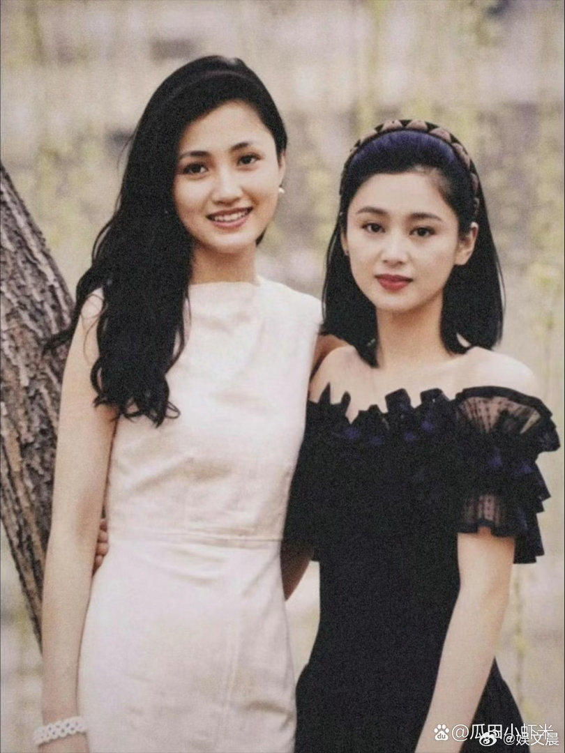 35年前的陈红旧照，即便画面模糊，那份惊艳美貌依旧一目了然。