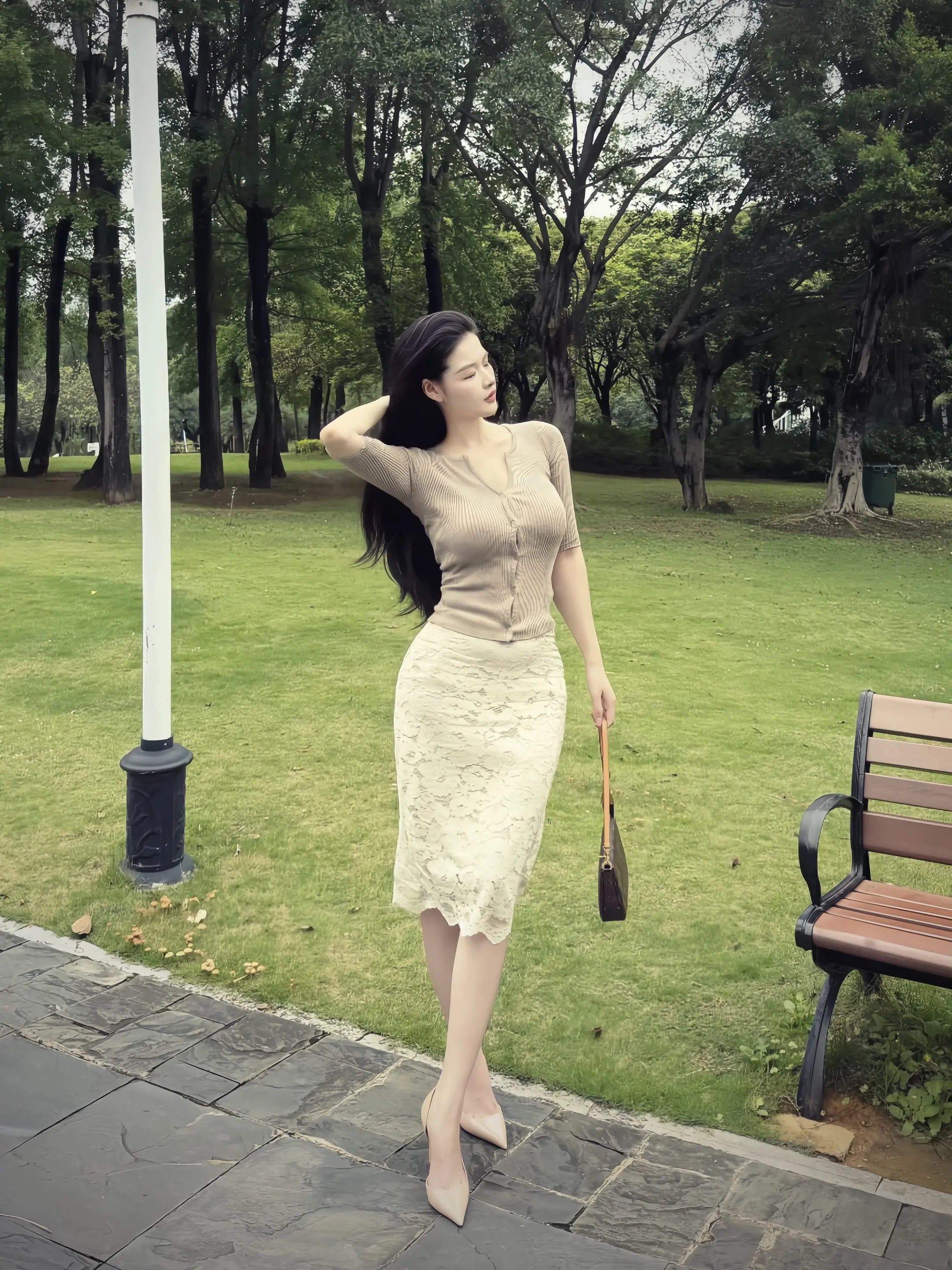 天塌下来也会打扮自己的女人。