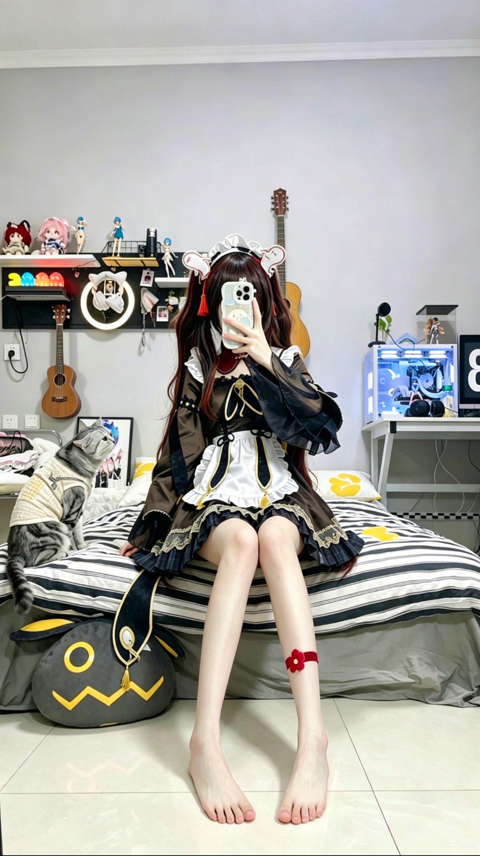 原神。往生堂胡桃cos
