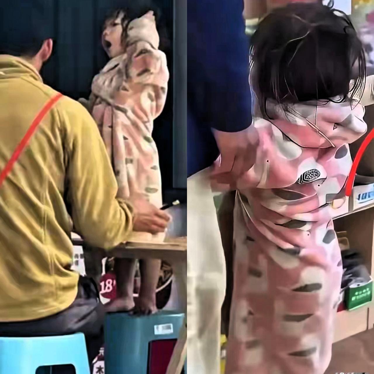 终于穿上衣服了，野人小孩可以站立，揪着的心总算是舒坦一点了。