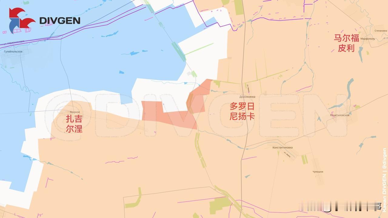 1月20日箭头社更新俄乌战报：图一：俄军突击部队已在扎波罗热州多罗日尼扬卡村
