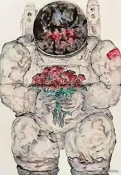 清华美院教授把航天员画成这样，我第一反应是：这人是不是跟航天员有仇？最近网上