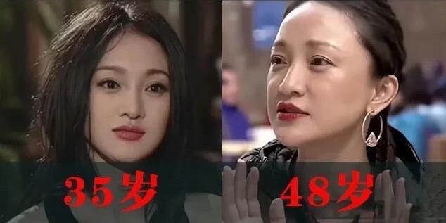 果然女人过了35岁以后，颜值就会大幅度下降，包括明星也是，谁也躲不掉。你看周迅3