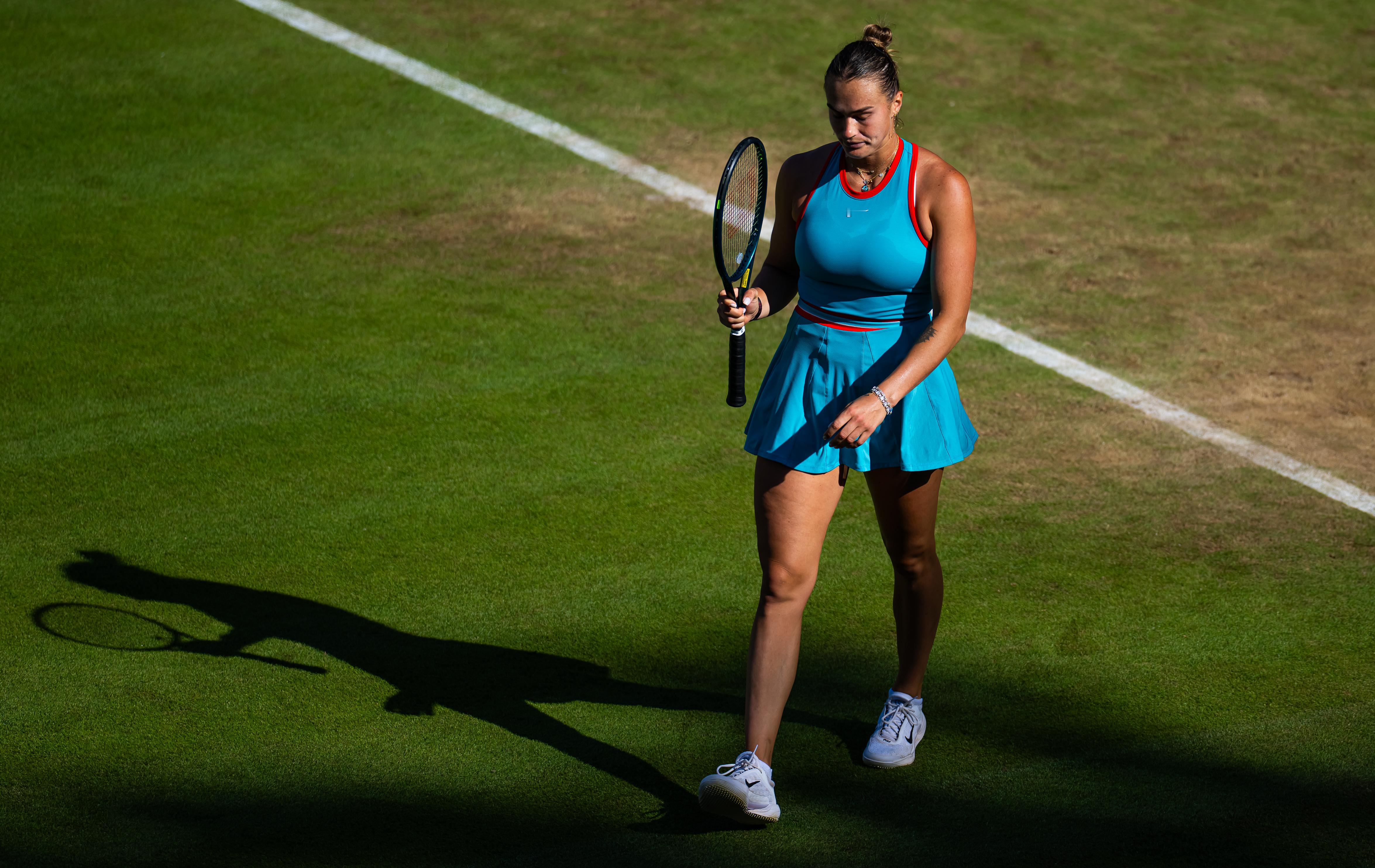 萨巴伦卡救4⃣赛点淘汰莱巴金娜💥WTA500柏林站1/4决赛，头号种子萨巴伦卡