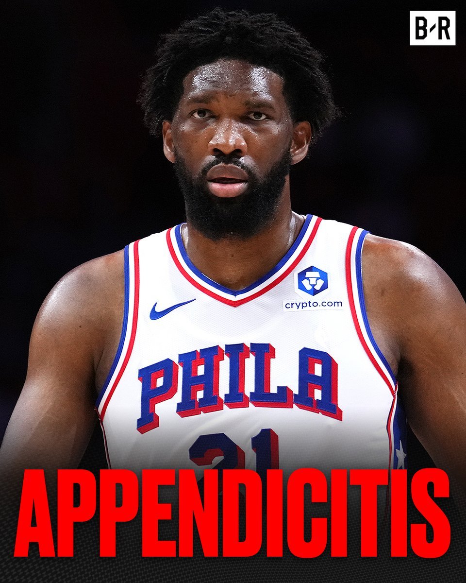 76人官方：恩比德成功接受阑尾炎手术，已顺利出院并返回费城。恩比德的术后恢复将由