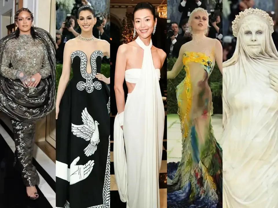 纽约MetGala红毯彻底成了时尚修罗场，碧昂丝穿镶满342克拉钻石的定制礼服