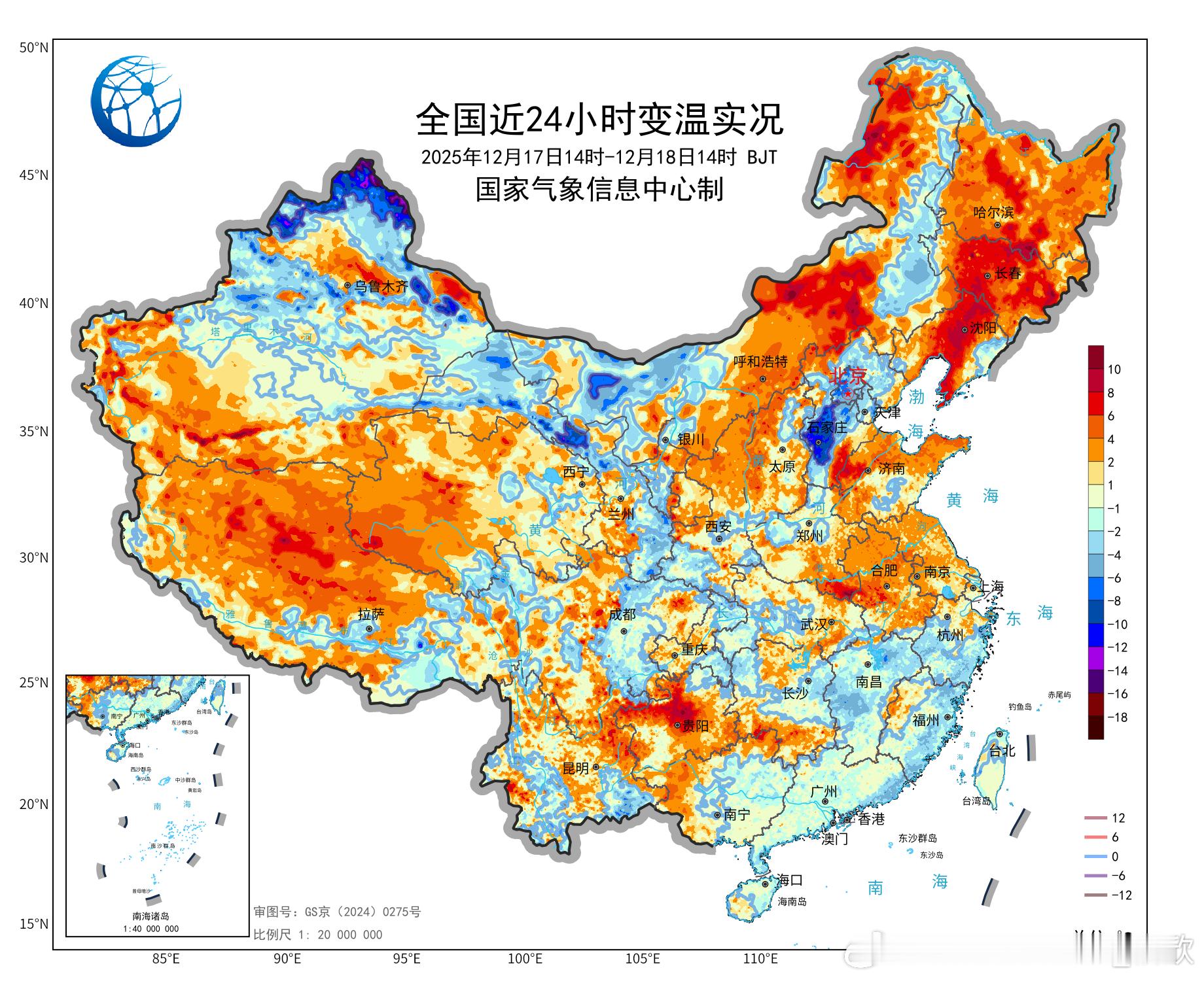 【太行山】今天太行山前，污染物堆积，叠加湿度大，导致河北部分地区，大雾混合霾持续
