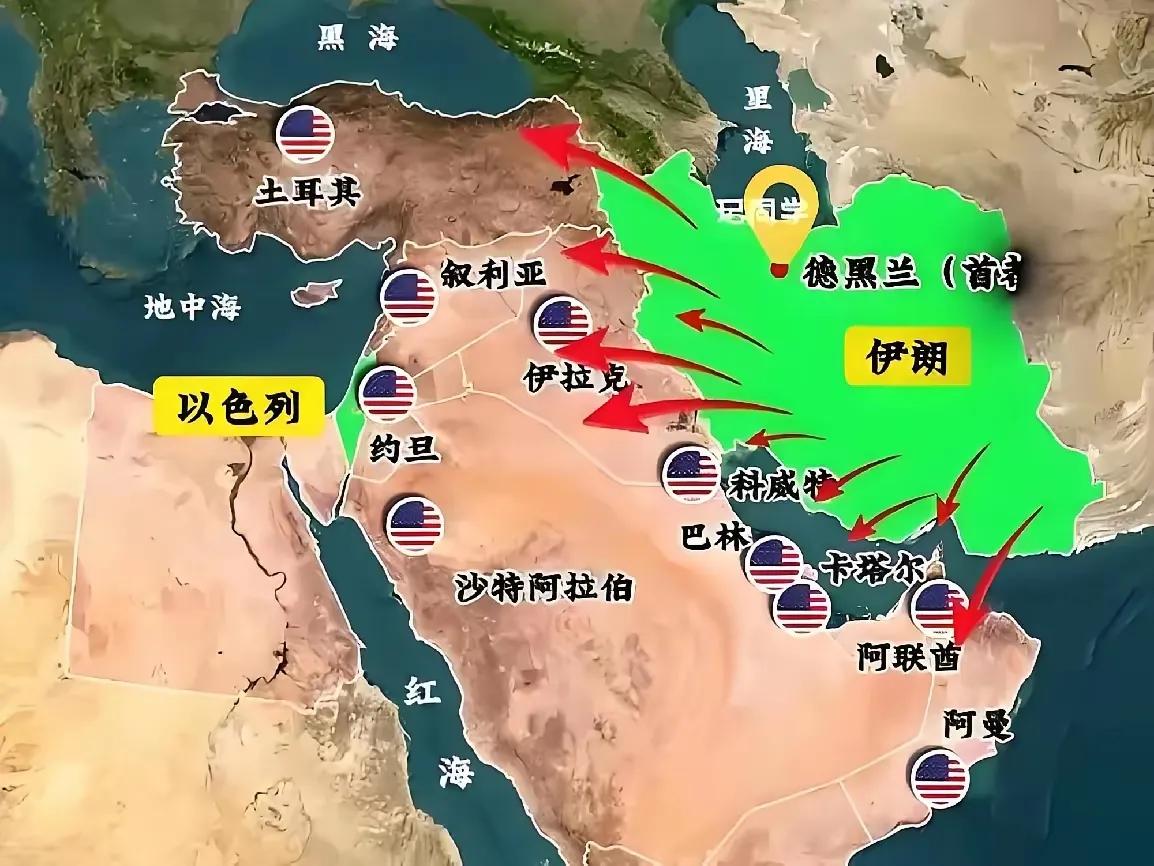 今天刚出炉的喜战报，伊朗反击美以联军的成果可归纳如下：一、彻底把美军基地犁了一