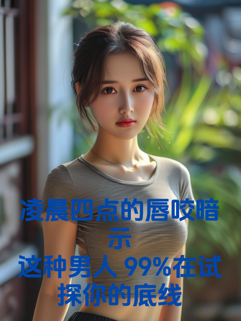 凌晨四点的唇咬暗示：这种男人99%在试探你的底线