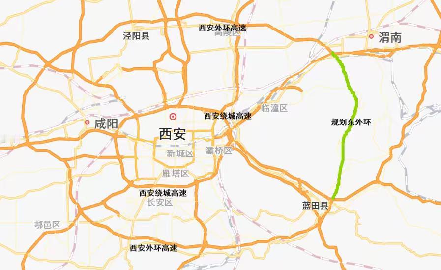 西安拥有内外两条环形高速，内层为G3002西安绕城高速，外层为西安外环高速（