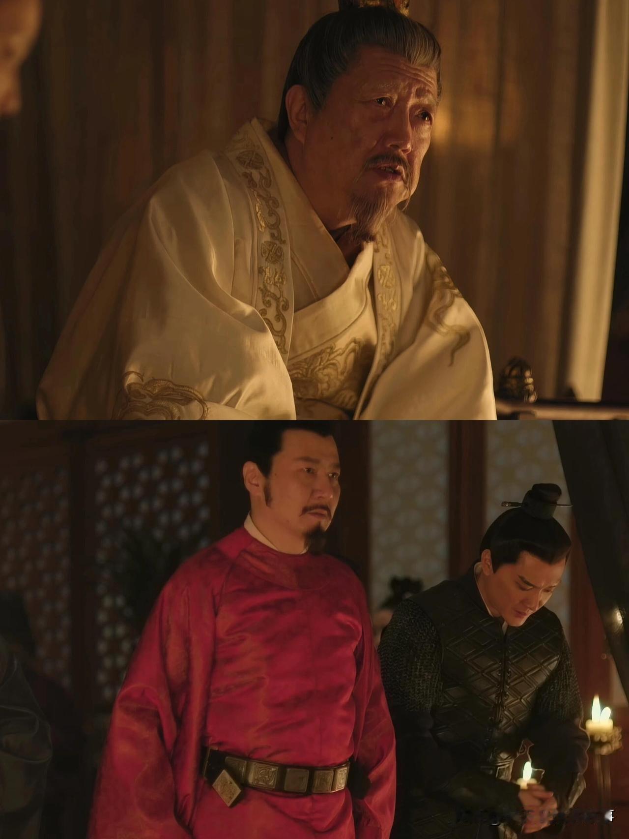 剧中老皇帝当着赵宗全父子的面“点破”顾廷烨身份，有人说就是仁宗没话找话，可细想全