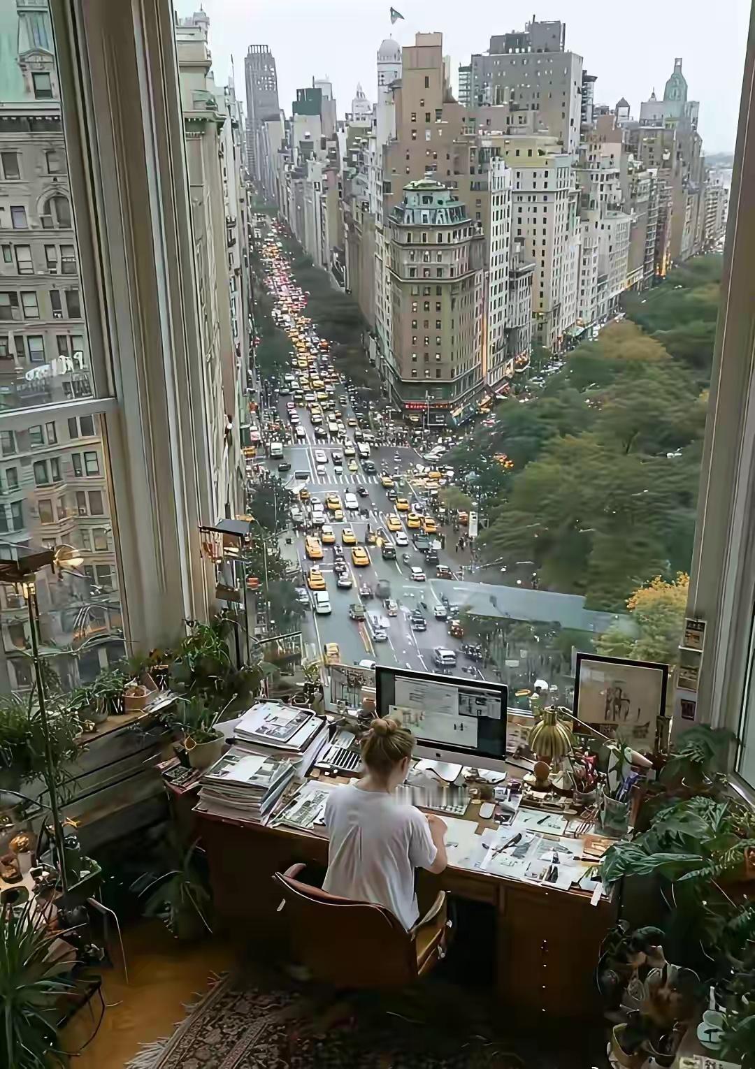 我要有这么一间书房就满足了​​​