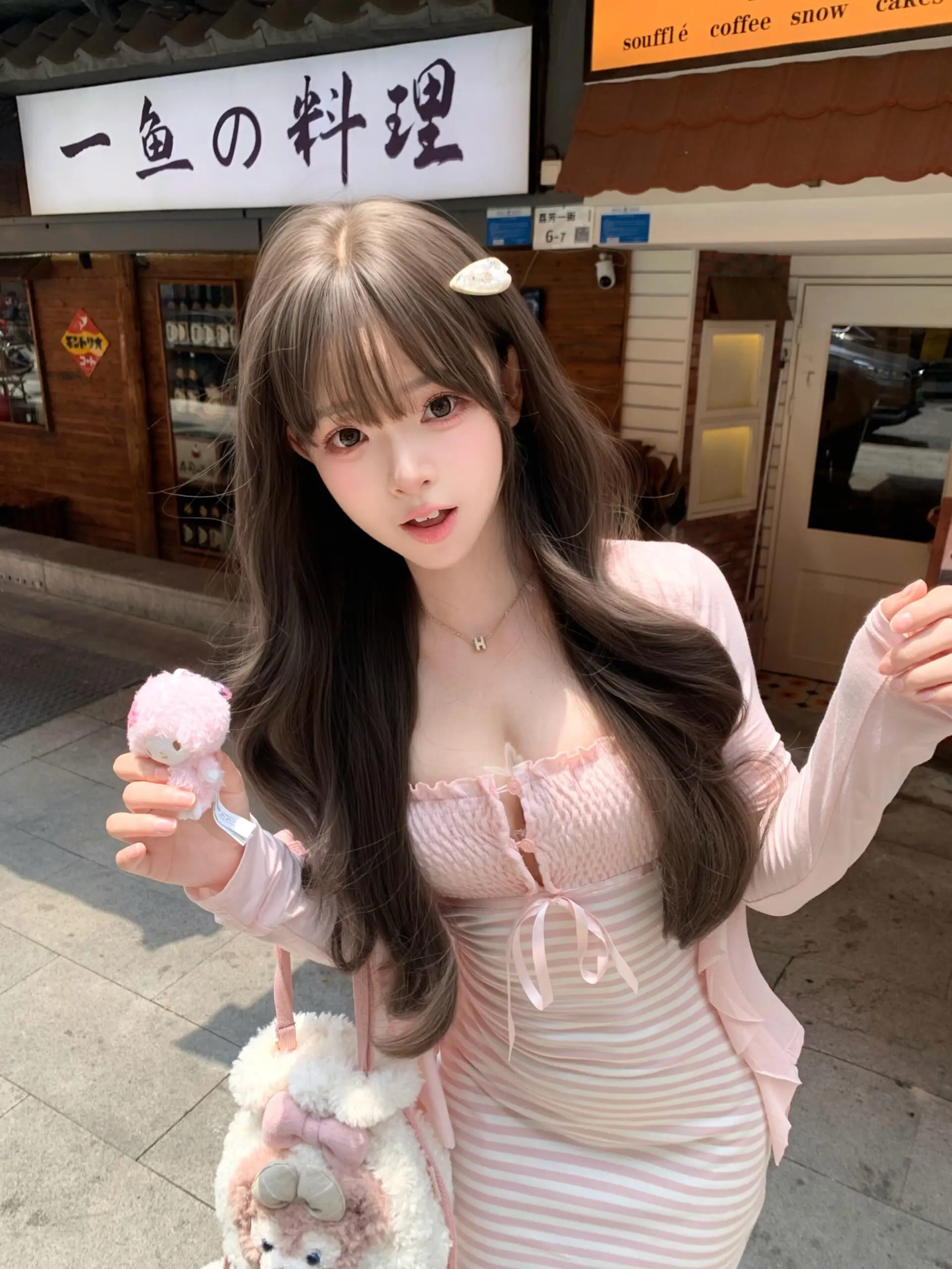 甜妹 粉色系穿搭 甜妹ootd