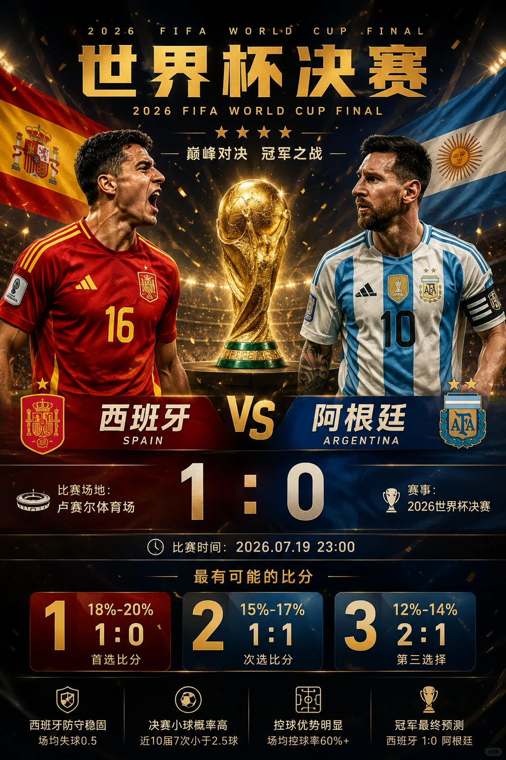 世界杯总决赛前瞻来啦
