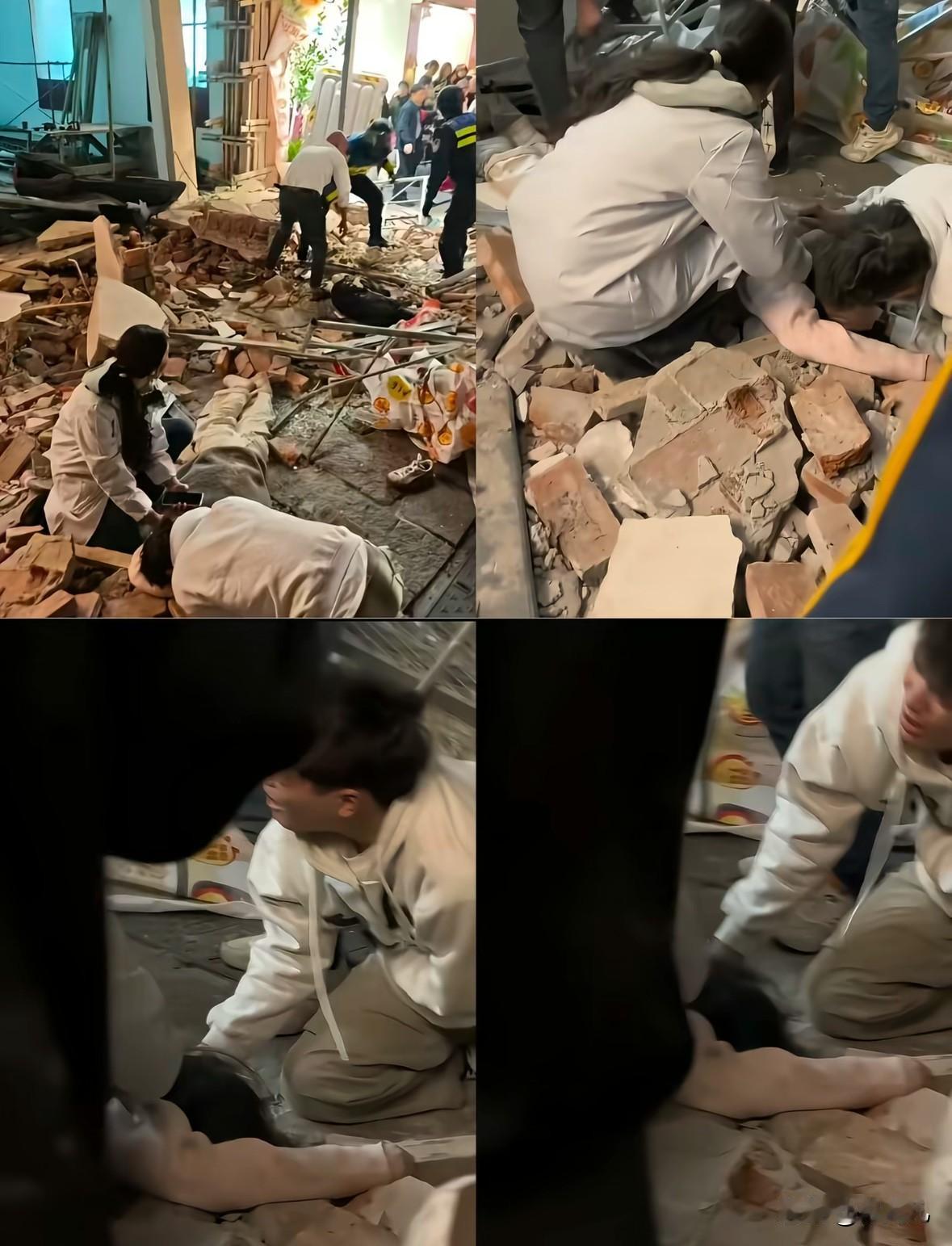 天啊！长沙网红街区墙体垮塌。致19岁、24岁两名女孩遇难！我本来和朋友要