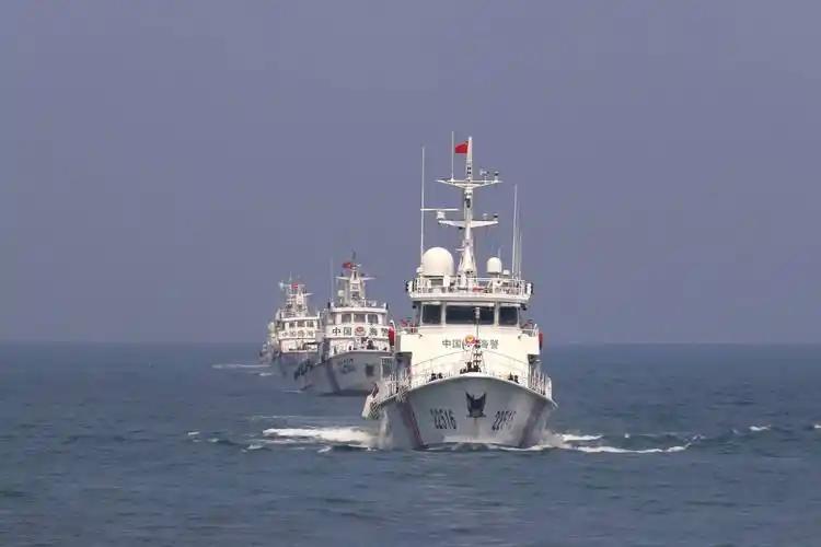 17艘船围过来，台方连“监控”俩字都不敢写了10月5日这天，台湾方面照例发了一