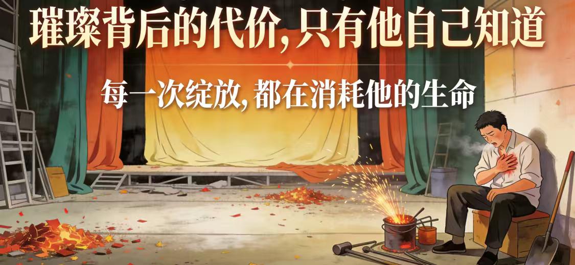 麻绳专挑细处断！41岁单亲爸爸打铁花走红，除夕夜因一个“舍不得”中毒离世这个春