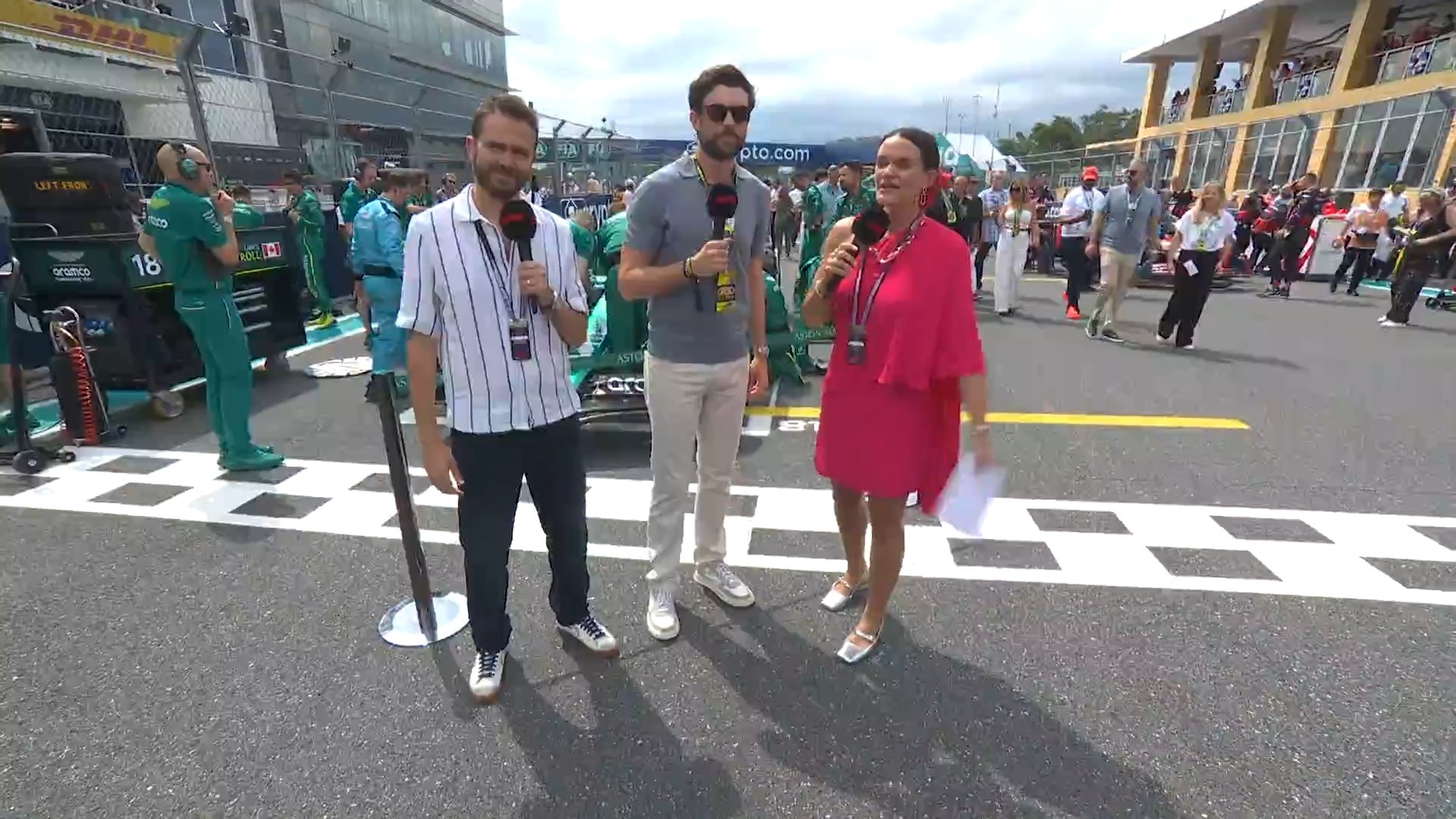 F1距离正赛开始还有半小时，目前晴天干地！2025F1迈阿密大奖赛​​​