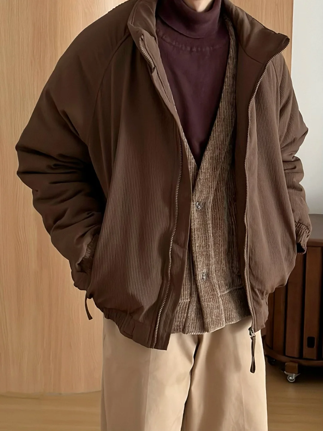 美拉德色系开始发力🌰日系复古感叠穿