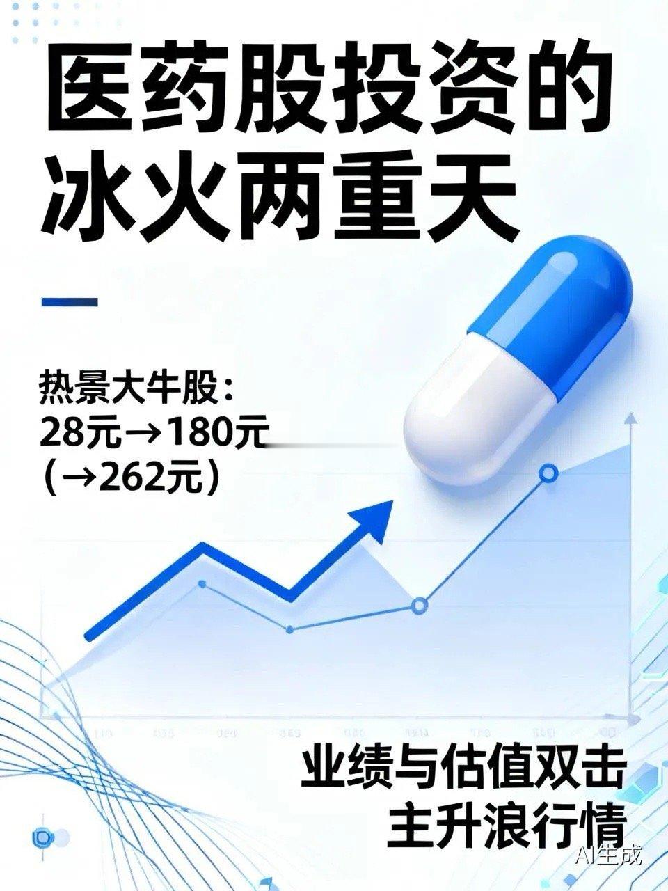 在医药股里折腾多年，两种截然不同的持股体验，反差实在太大，心里感慨良多。去年运气