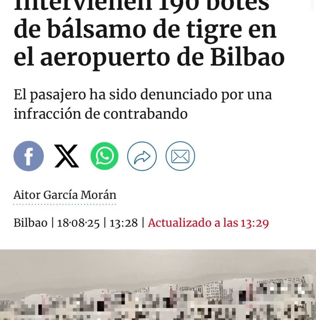 近日，一名中国籍男子乘坐国际航班抵达西班牙毕尔巴鄂（Bilbao）。在边检人员对