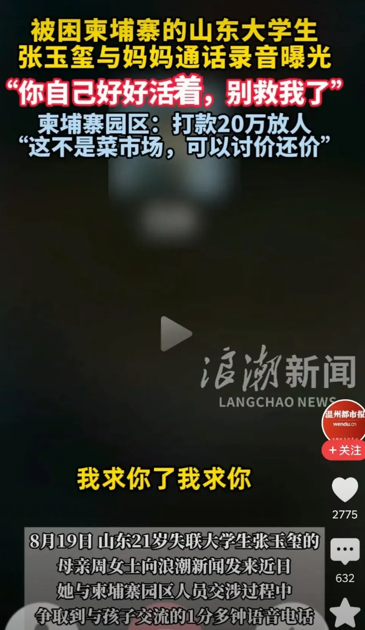 大国的大，是人民的大。大国的强，是人民的强。中国人被抓去搞电诈绑架的新闻