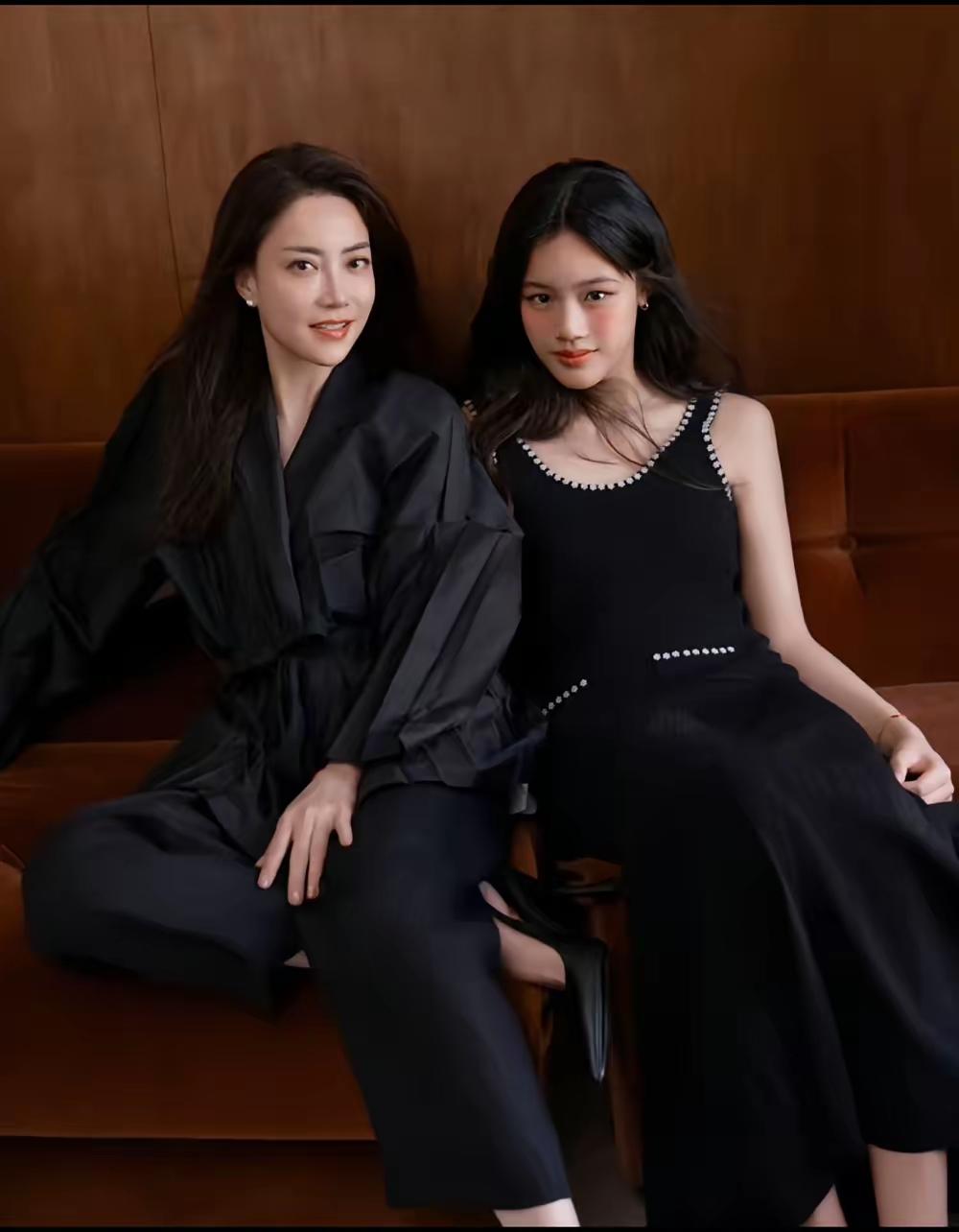 霍汶希才是真美女哦！！这个霍希文一直没结婚，有个女儿？这正常吗？女强人有个孩