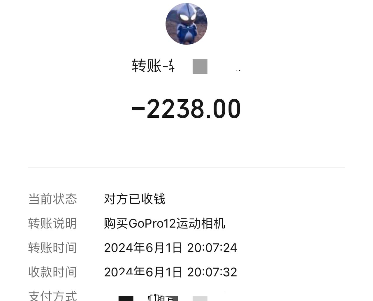 记得24年的6月份坐着火车去临沂沂南买了一台相机，花了大概2238元有两块电池