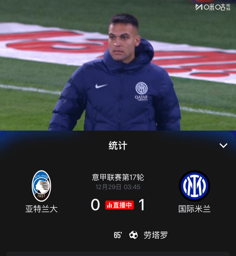 重返榜首，完美收官！意甲第17轮国际米兰客场1：0力克亚特兰大，国际米兰队长劳塔