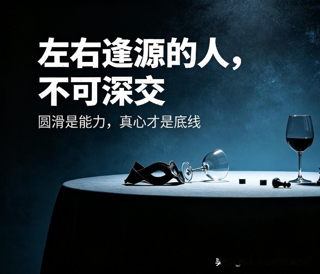 这样的人可以深交吗？左右逢源的人，人缘再好，也不可深交。俗话说：不想当