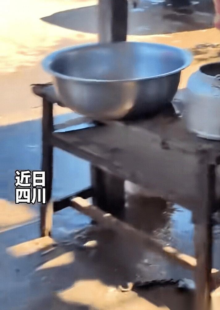 院子里那头猪刚开始叫，我家狗“哐当”一下就把自己的不锈钢饭盆叼出来了。稳稳当当