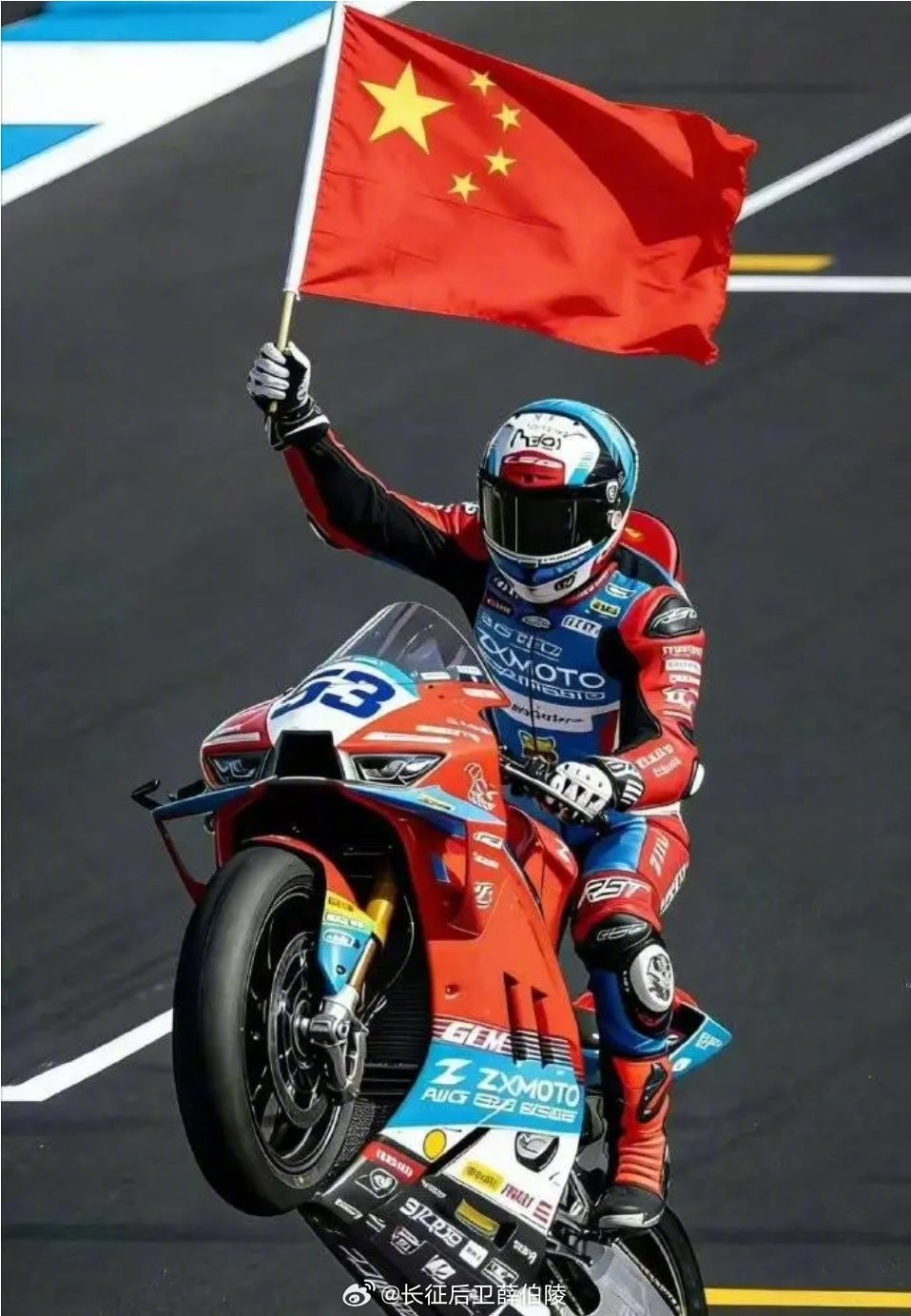 张雪的故事里还有另一个主角，是他把这个爽剧推向了高潮，那就是老车手瓦伦丁。瓦伦丁