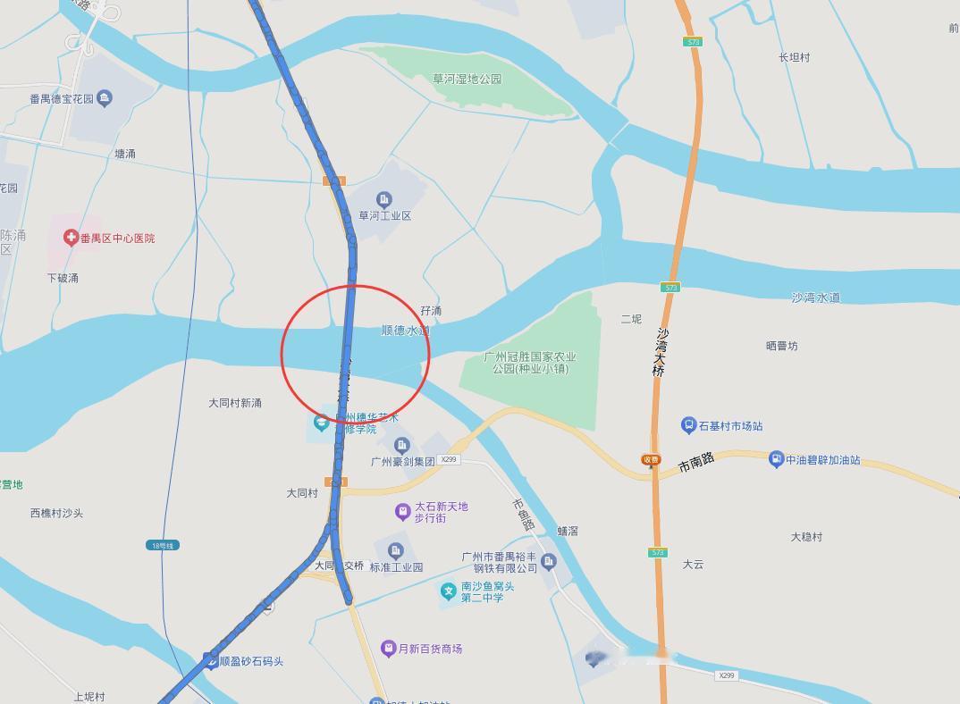 【沙湾大桥也要改扩建了！】继续东部快速的沙湾特大桥开始前期的招标之后，现在南沙连