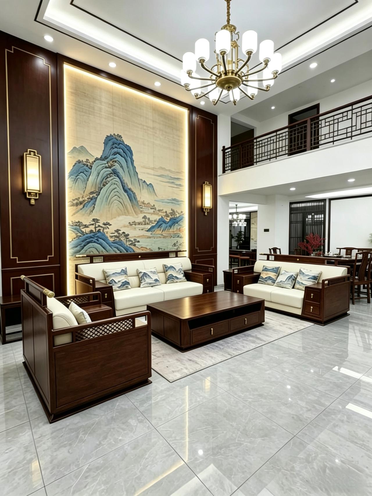 新中式家具新中式沙发客厅搭配中式美学新中式客厅沙发