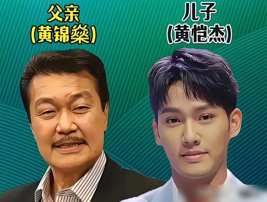 一张父子合照，看得人心里咯噔一下。周华健跟儿子站一块儿，一个看着像弟弟，一个看