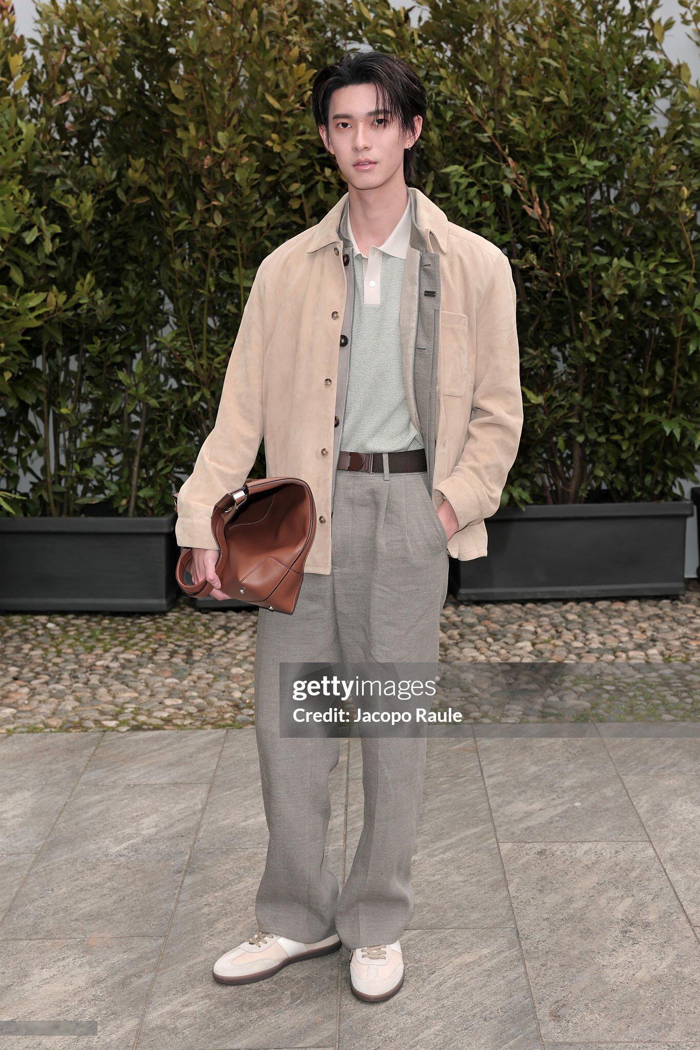 G社直出出席TOD'S米兰秀场的亚洲面孔肖战/Becky/Pooh