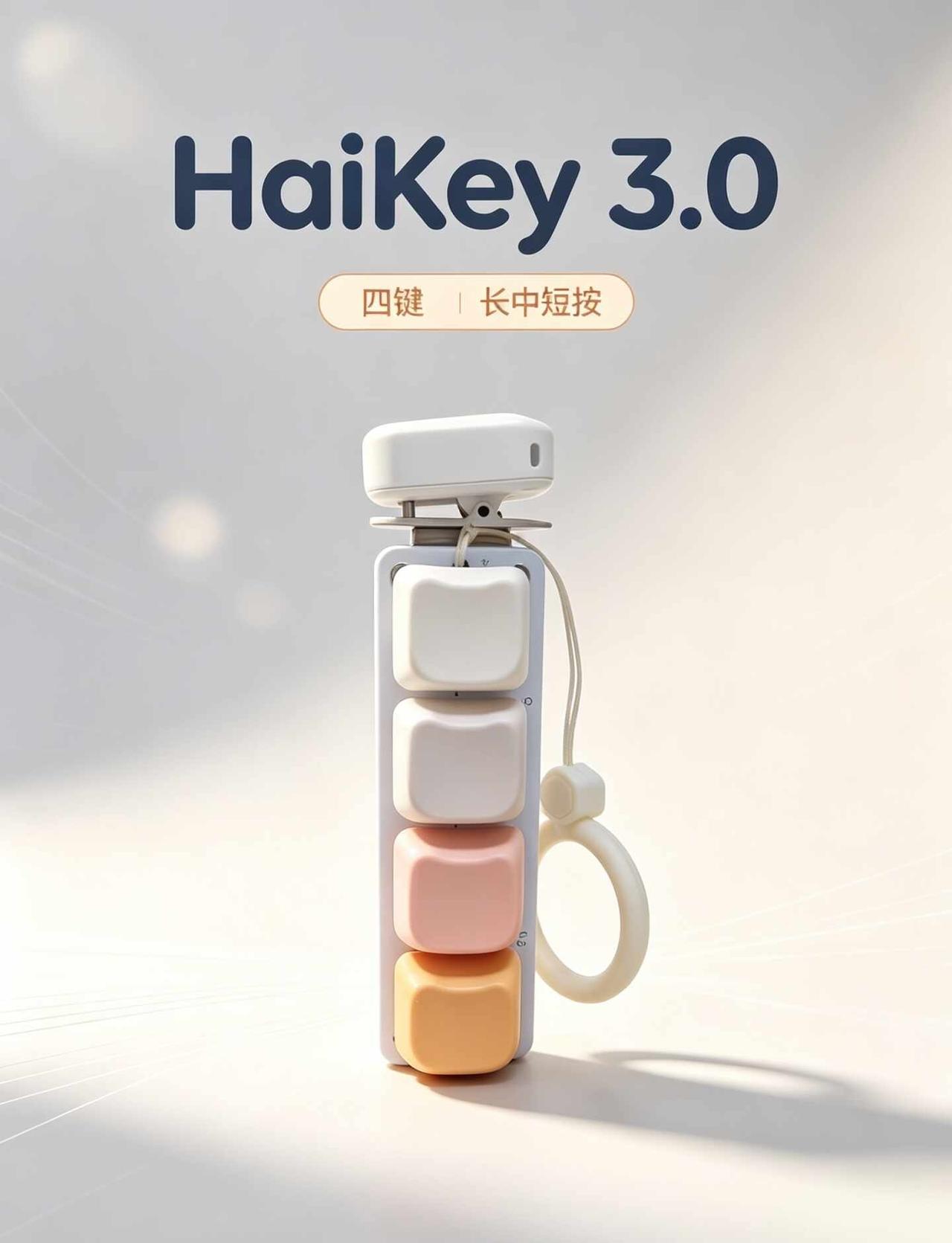 vibecoding四键语音快捷键Haikey3.0升级四个按键，每个按键均可
