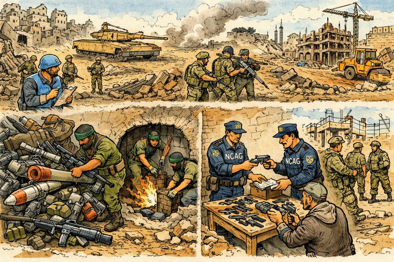 加沙和平委员会要求哈马斯按“一机构、一法律、一武器”原则交出武器并摧毁隧道。美