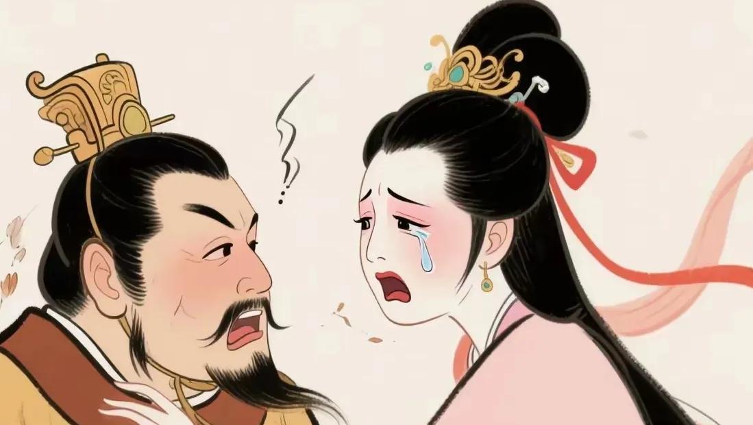 郭子仪之子郭暖一次仗着酒胆，把一向骄纵的升平公主打了，并痛骂：“不要仗着你父是天