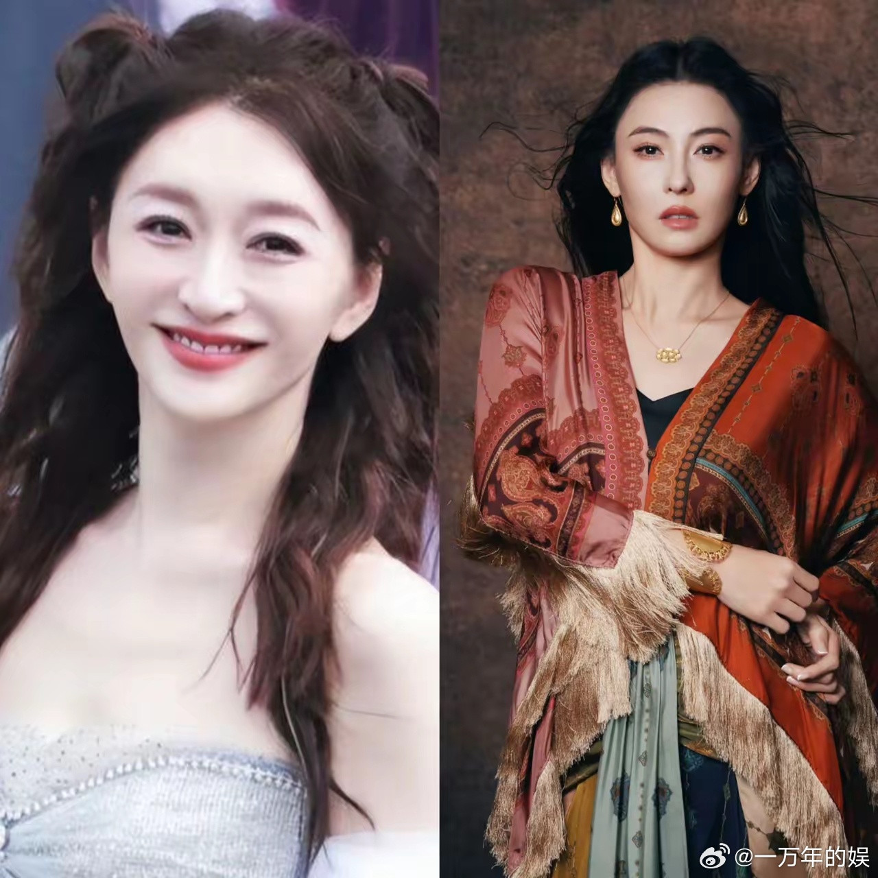 问所有男同胞一个问题，不许撒谎。左边是李小冉，50岁，身高168cm，体重48k