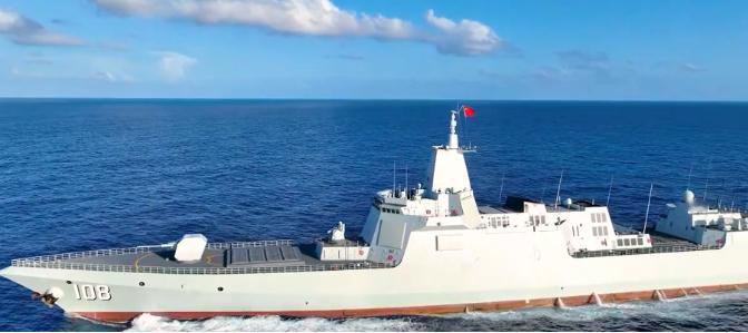 055驱逐舰携轰-6K势不可挡，菲律宾演习禁区形同虚设，小马科斯破釜沉舟使出一招