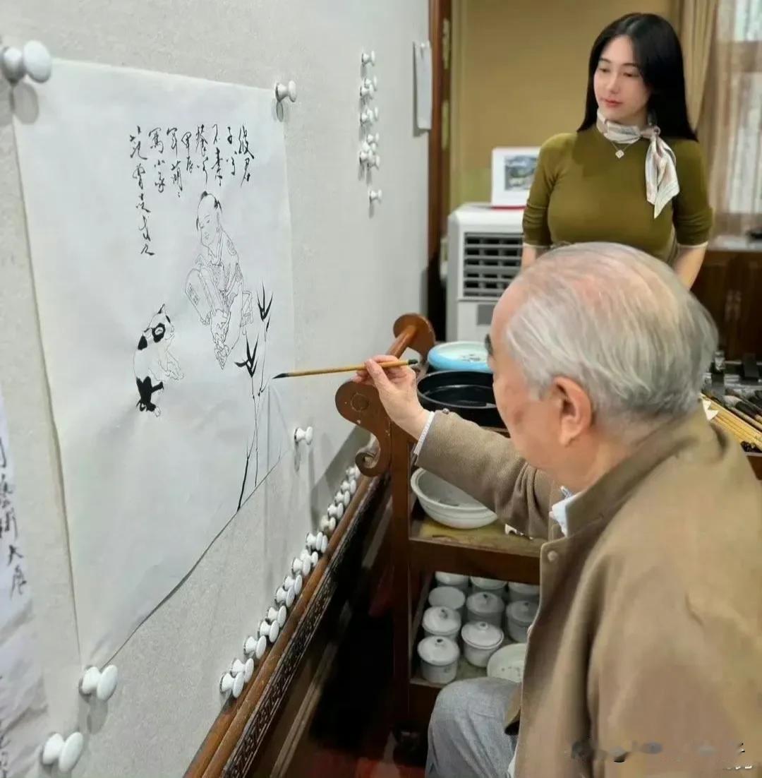 范曾娇妻，被爆大瓜！8月16日，87岁著名书画家范曾登上热搜，这一次，不是有