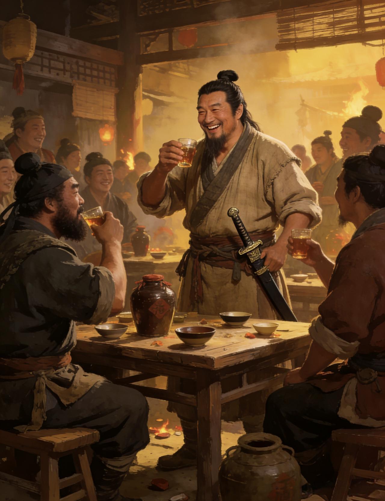 刘邦赊账不还，老板娘反而求着他来白喝。全网都说这是刘邦的“无赖”和老板娘的“