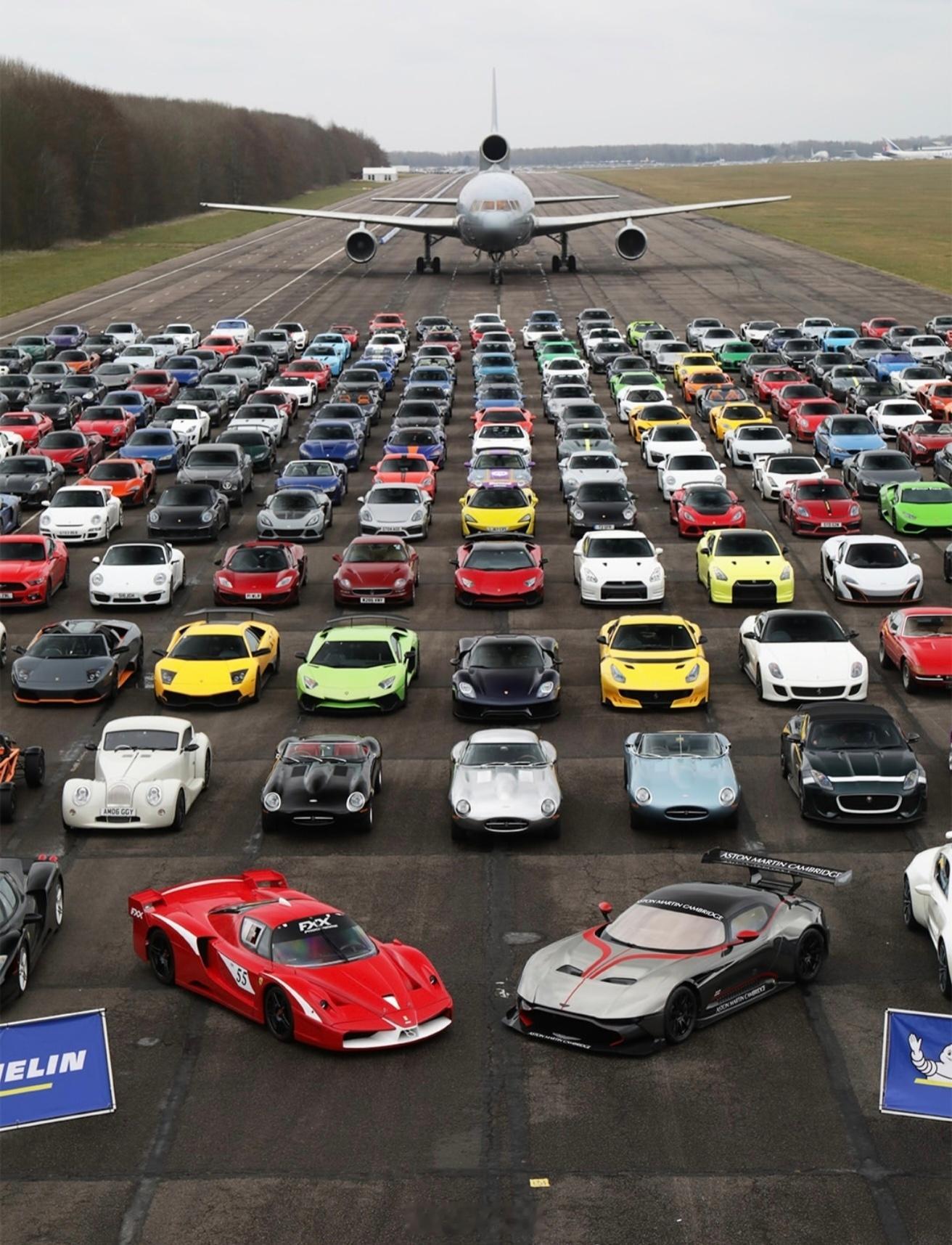 跑车大v聊车汽车美图跑车大聚会，你能认出哪些车型？