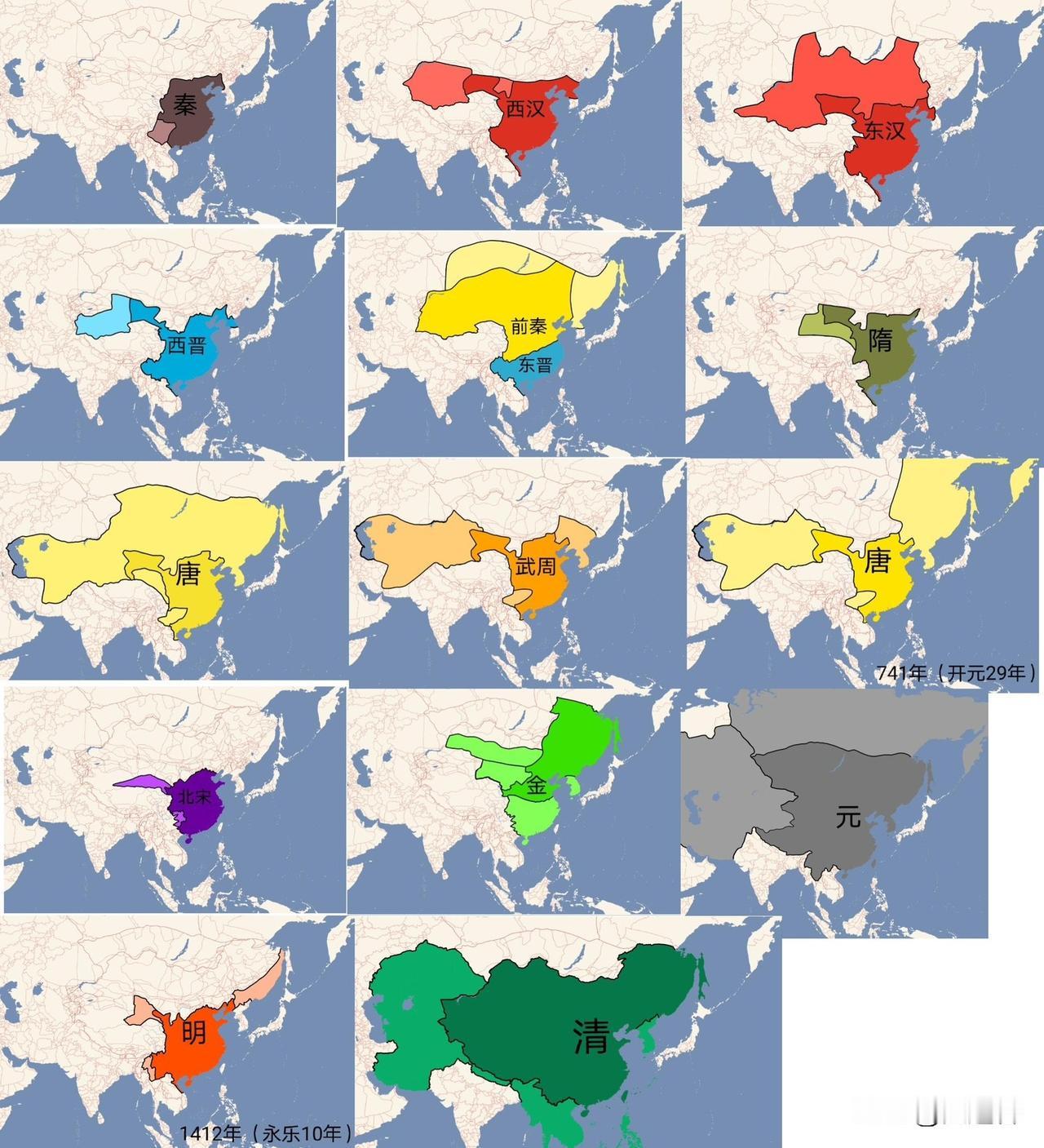 强大的中国历史上的疆域有多大?中国历史上疆域最大的朝代是哪个？说出来你八成猜不